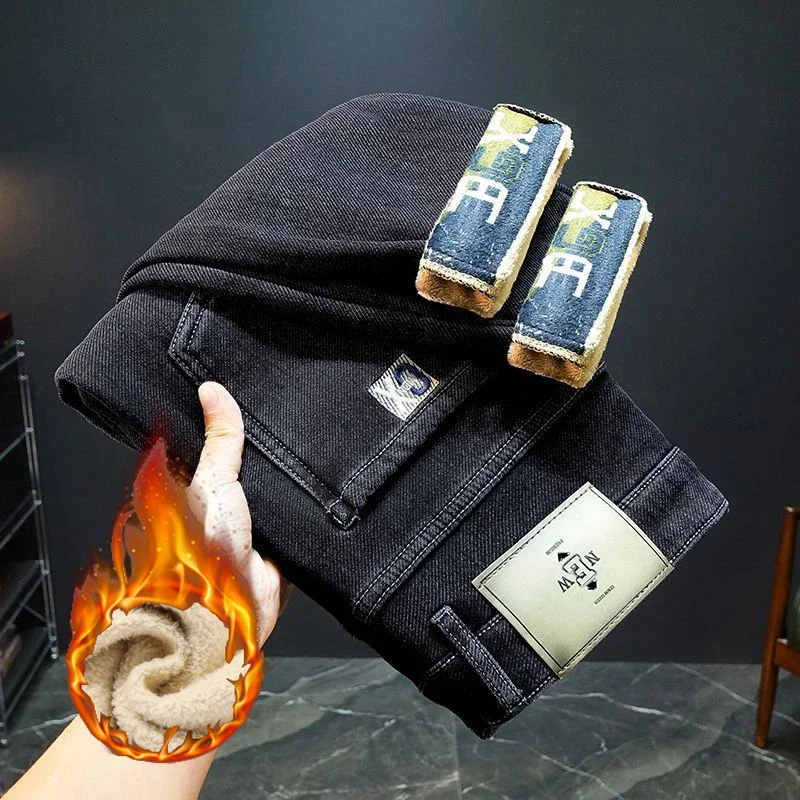 Streetwear Brand Denim - 人気急上昇中！メンズ用、厚手で暖かく、スリムフィットなデザインのジーンズ。トレンド感あふれるブランドデニムパンツ。高級感があり、どんなスタイルにも合わせやすい、洗い加工を施したストリートウェア。