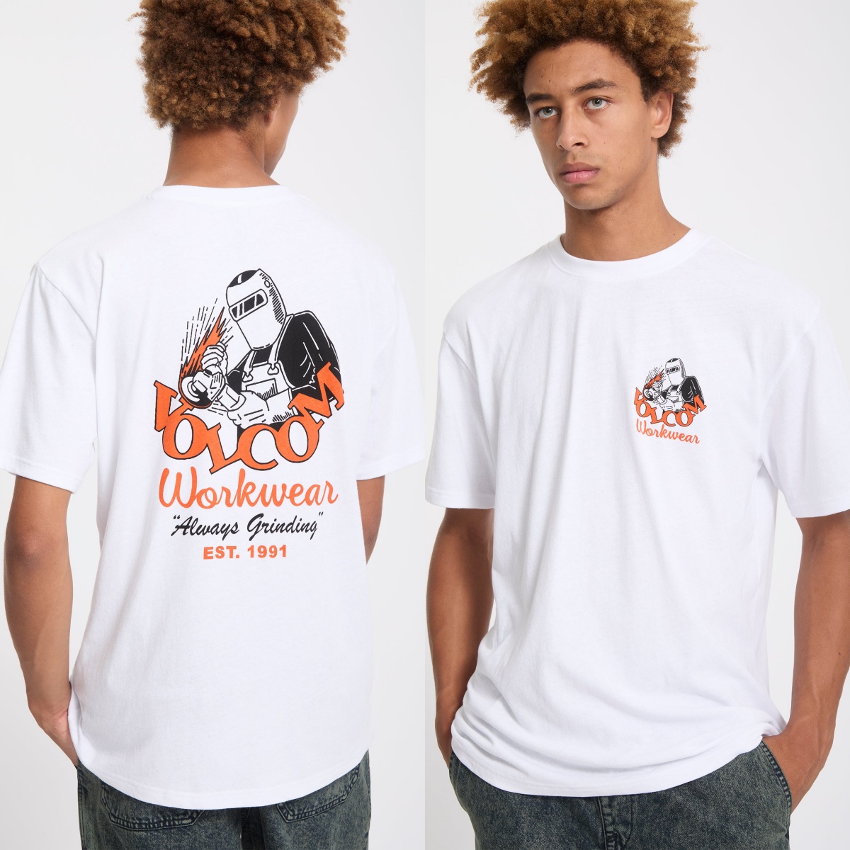 ホワイト・ヴォイドストーン Volcom アウトドア・エクス - Streetwear Brand Tees のレビューと価格
