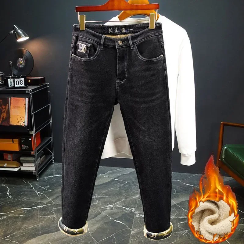 人気急上昇中！メンズ用、厚手で暖かく、スリムフィットなデザイ - Streetwear Brand Denim のレビューと価格